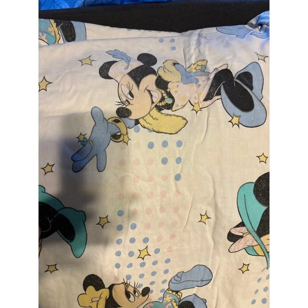 Walt Disney vintage Minnie Mouse fashion twin flannel sheet set
